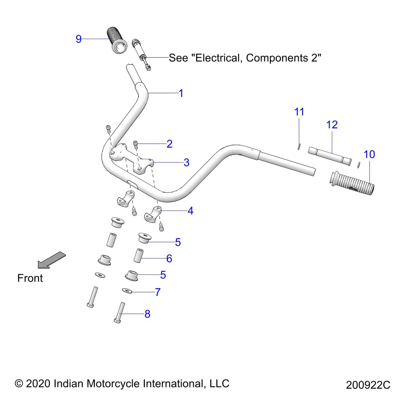 SPACER-HANDLEBAR ISOLATOR