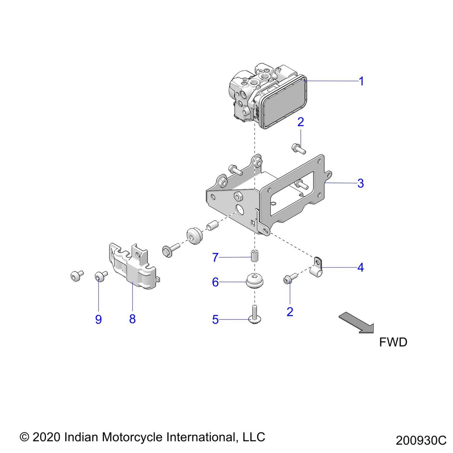 BRACKET., ABS MOUNT