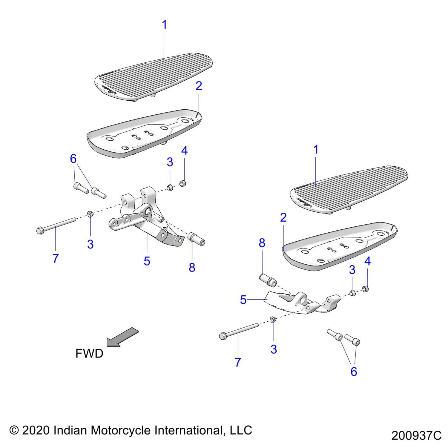 PIN-THREADED PIVOT SHAFT