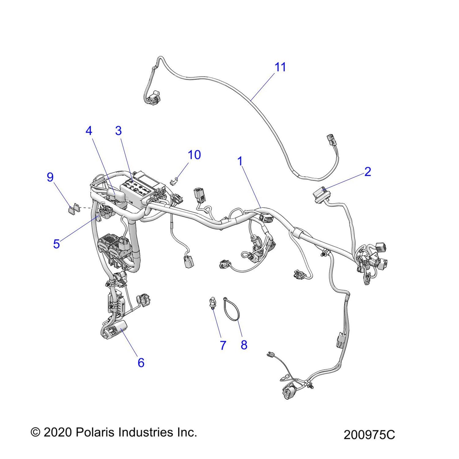 HARNESS-REAR LIGHTING,SCOUT