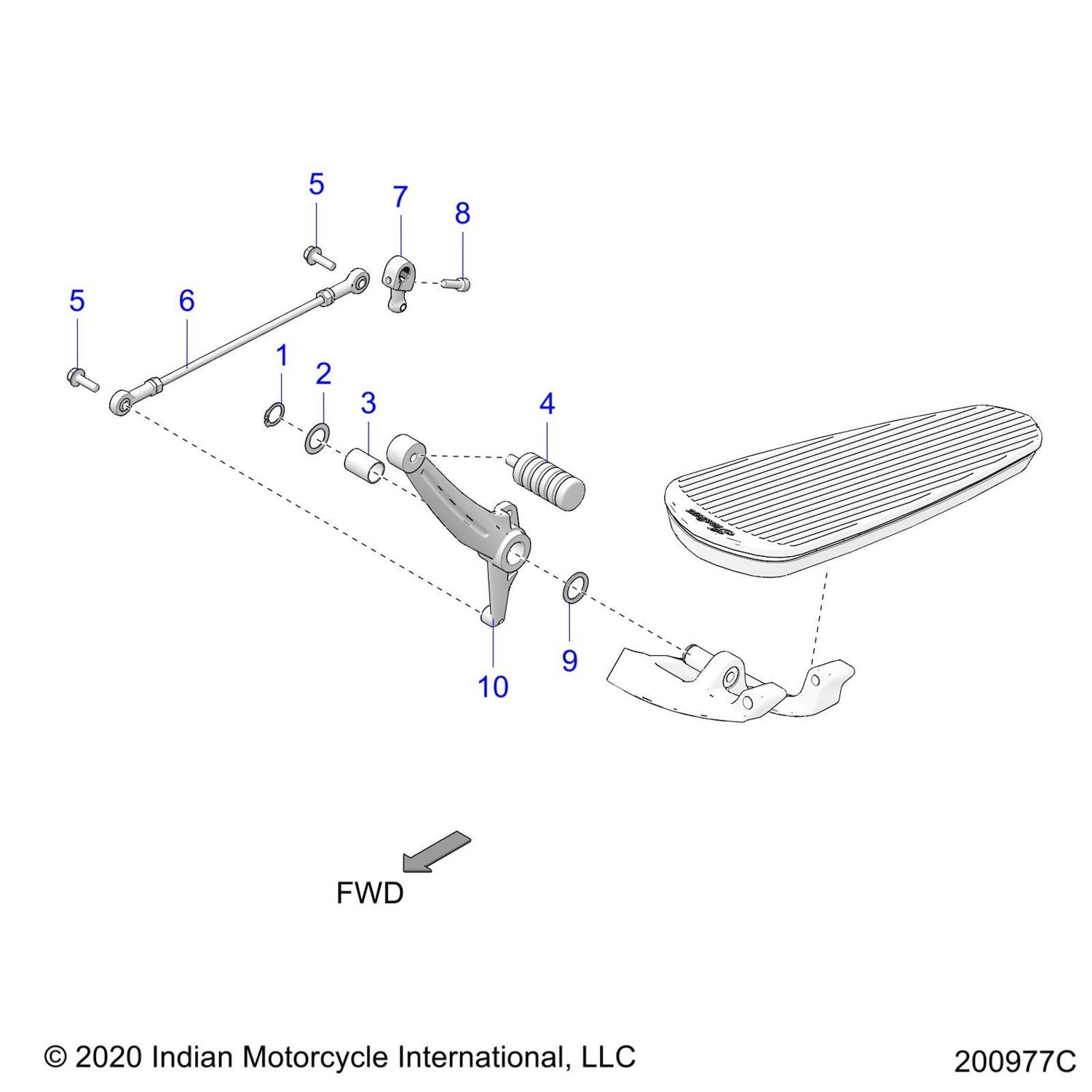 BEARING-SHIFT PEDAL