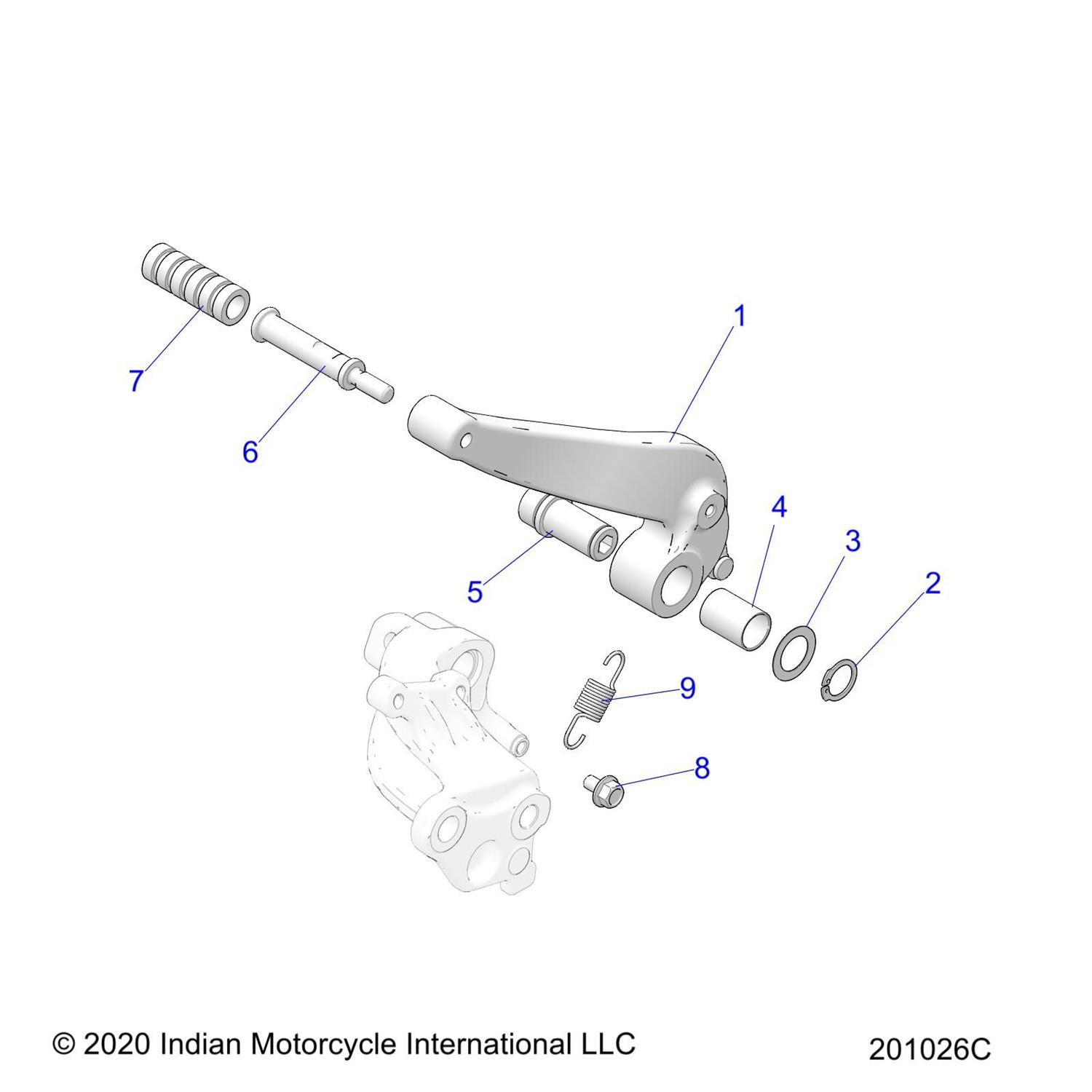 SPRING, EXT., BRAKE, RETURN