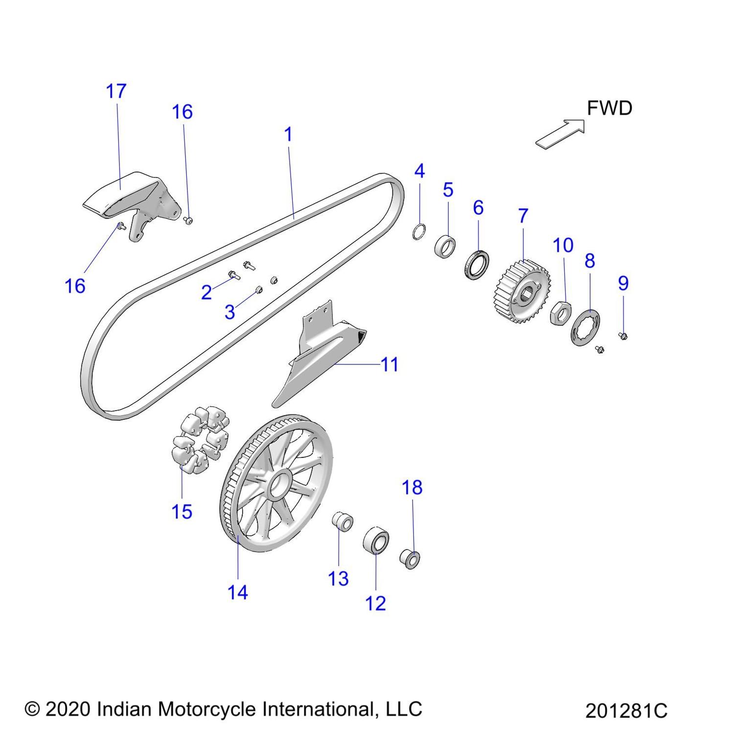 SPROCKET [SEE DRIVETRAIN, SPROCKETS, GUARDS AND BELT PG.]