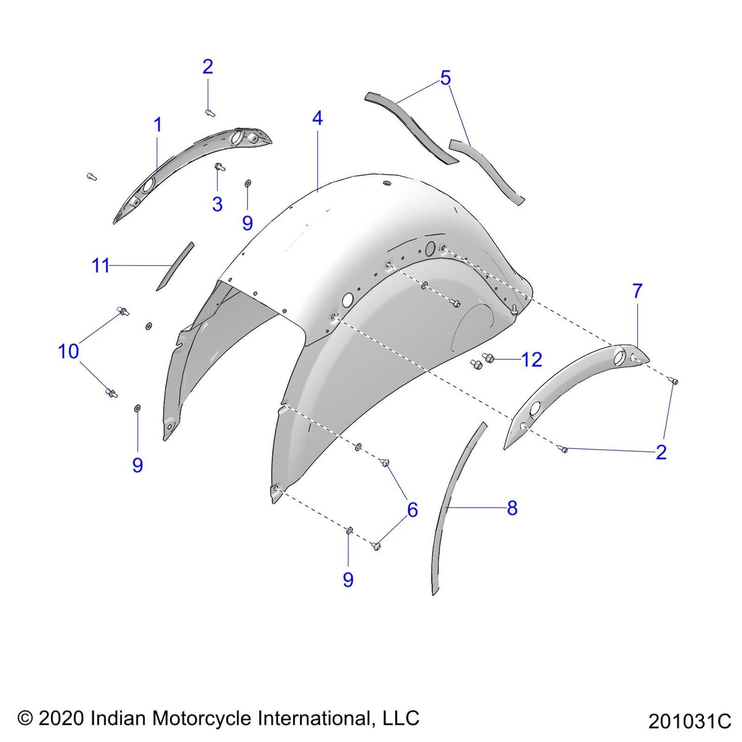 TRIM, REAR FENDER, RH, REAR