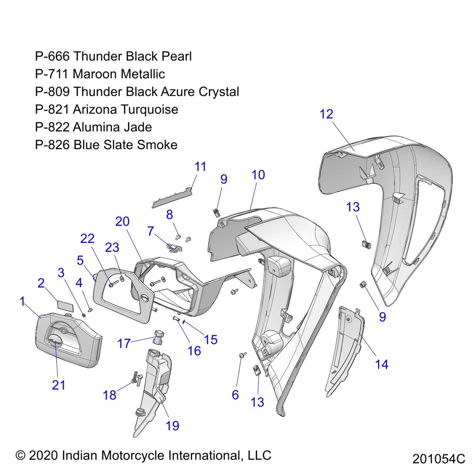 FAIRING-LOWER,OUTER,LH,MRNMT