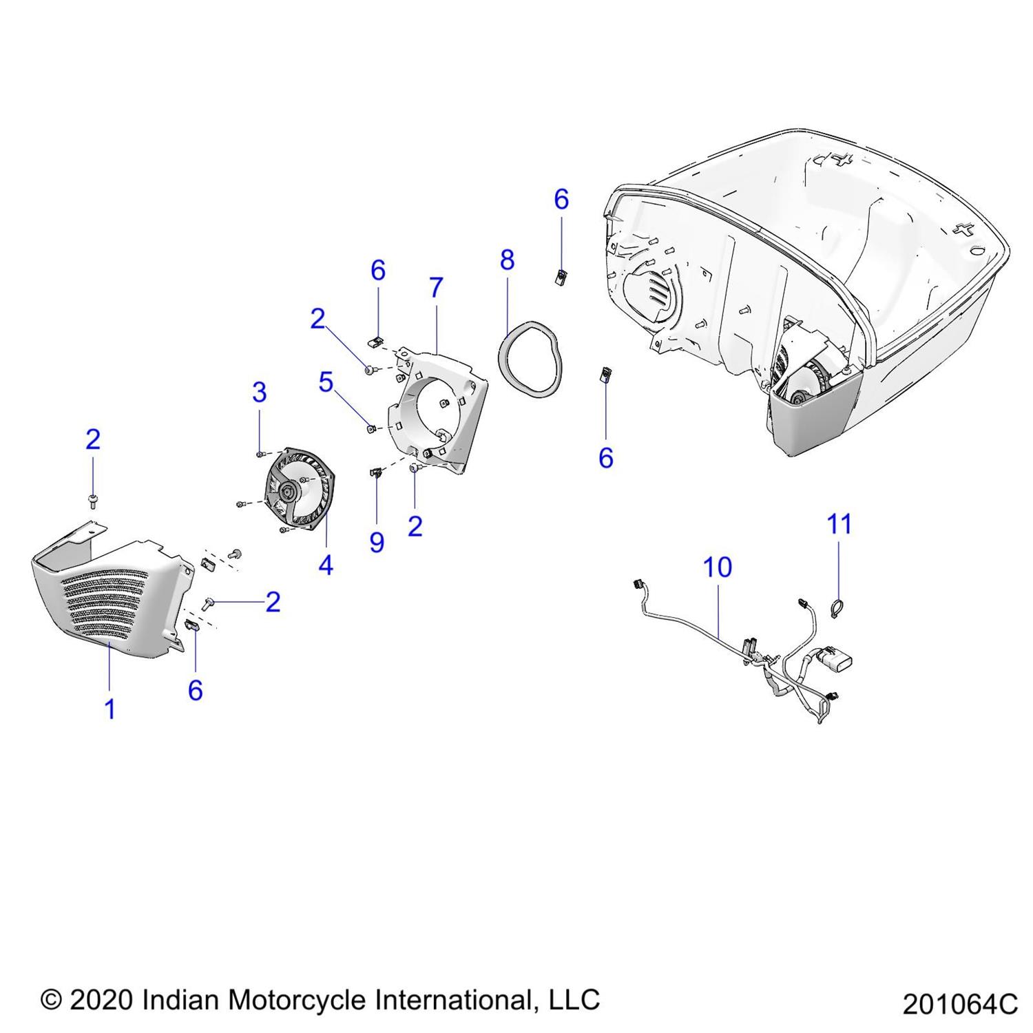 GRILL, SPEAKER, RH