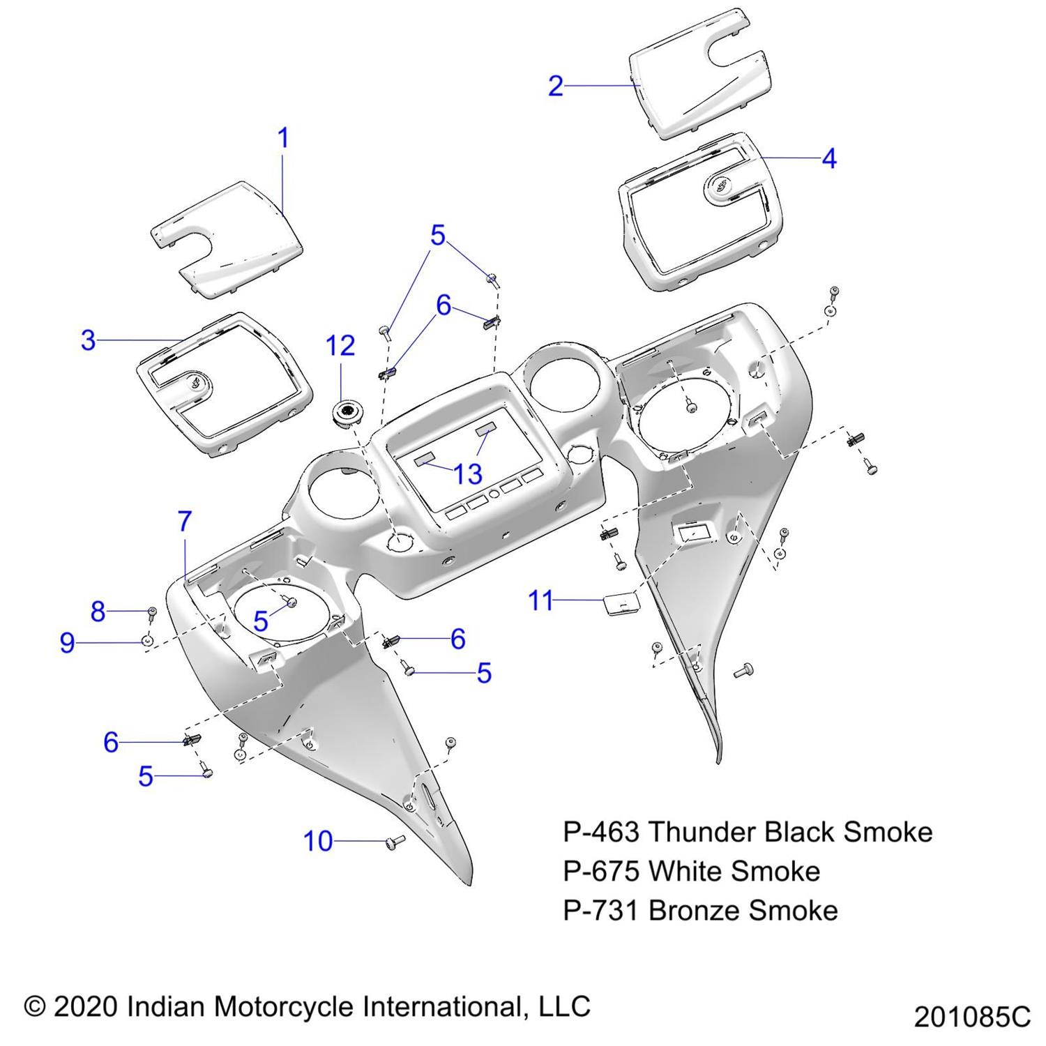 BEZEL-SPEAKER,RH, MT NARA