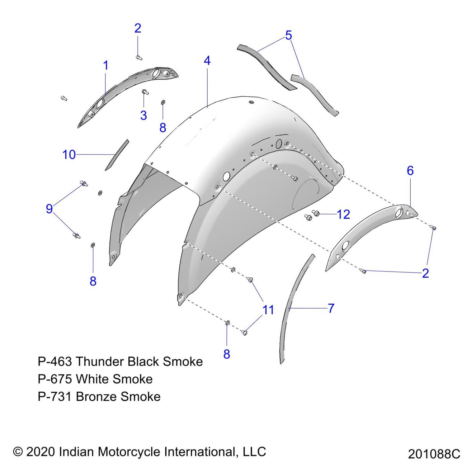 SCREW-HXFL-M8X1.25X16 8.8 ZPC