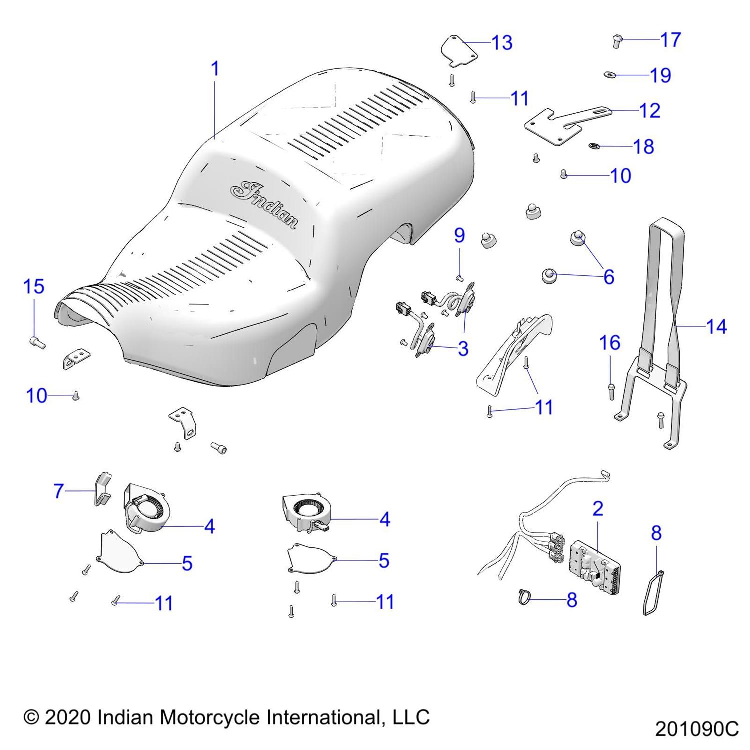 BRKT,FAN-MOUNT,HEAT-COOL