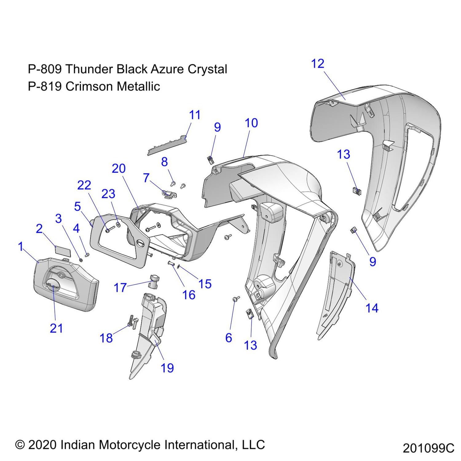 FAIRING-LOWER,OUTER,LH,BKAZCZ