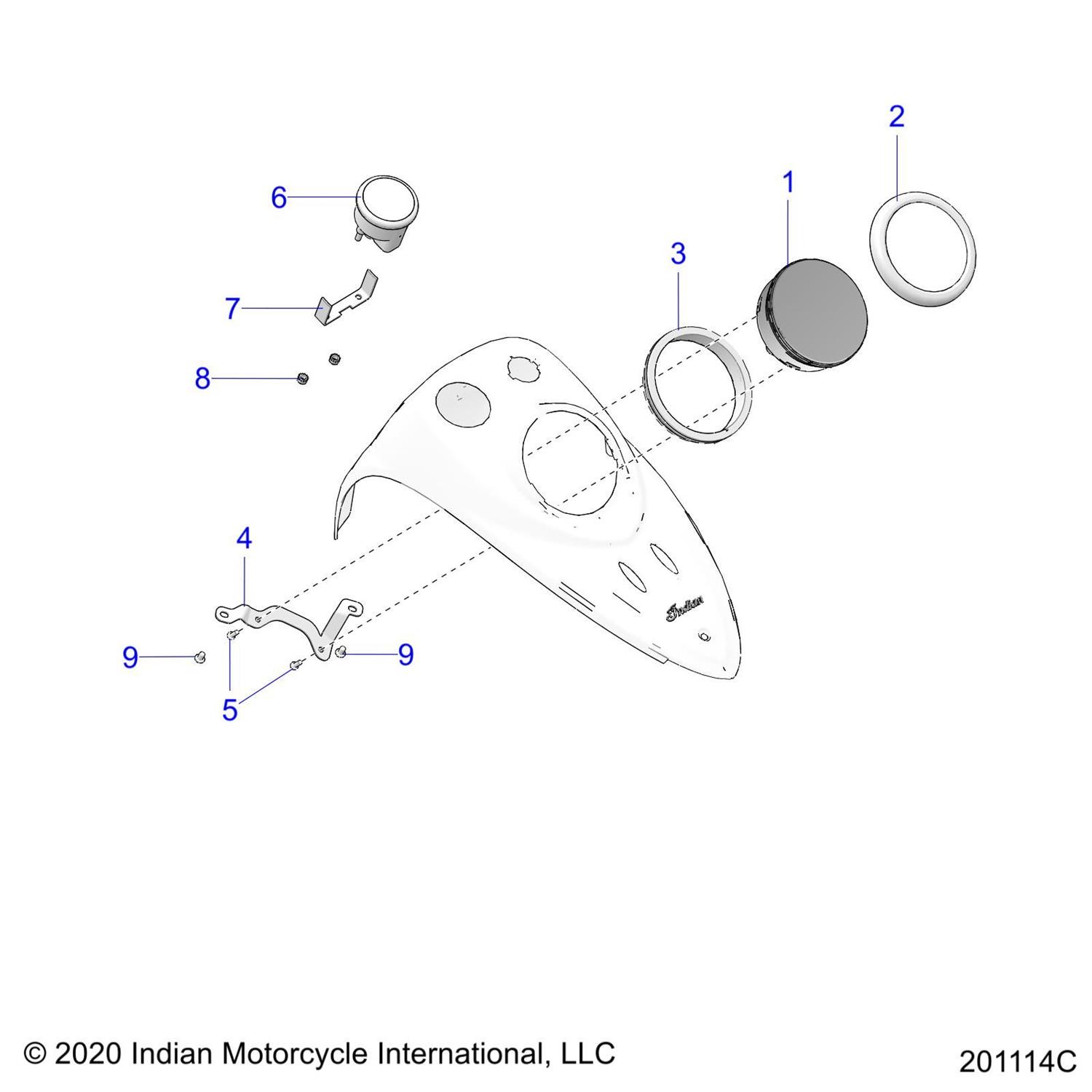 COVER, SPEEDO, BEZEL, CHROME