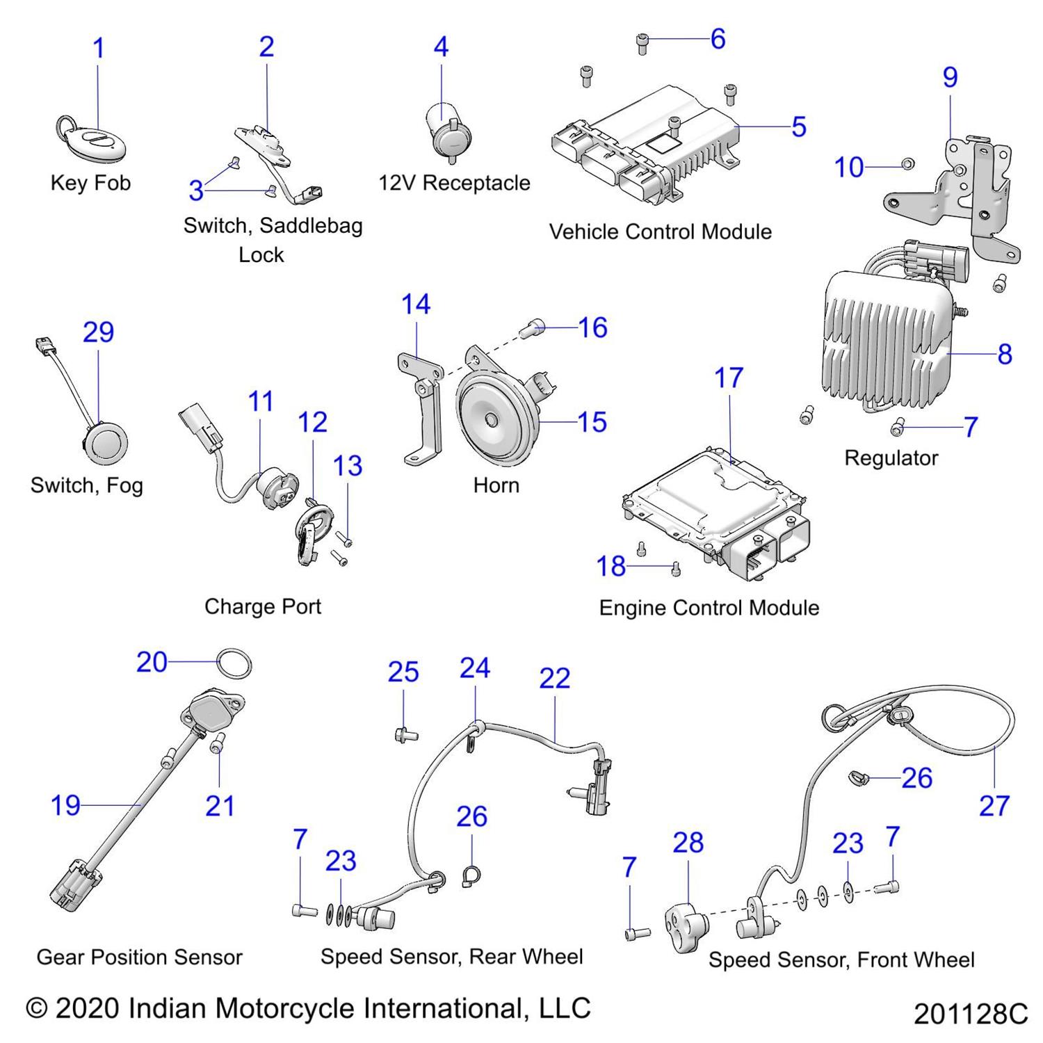 SENSOR, WHEEL SPEED, FRONT