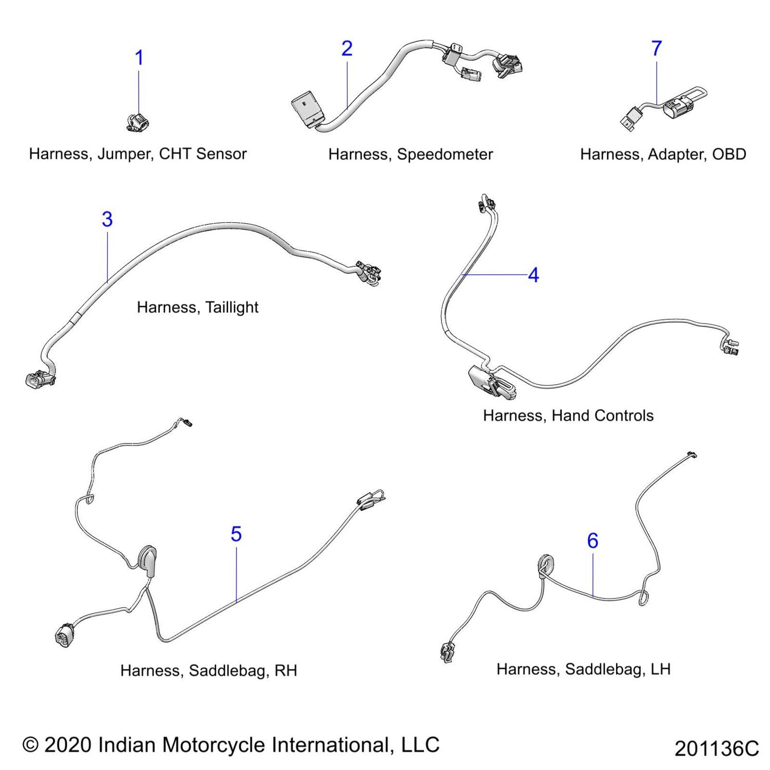 HARNESS-HANDCONTROLS,CRSR,V2