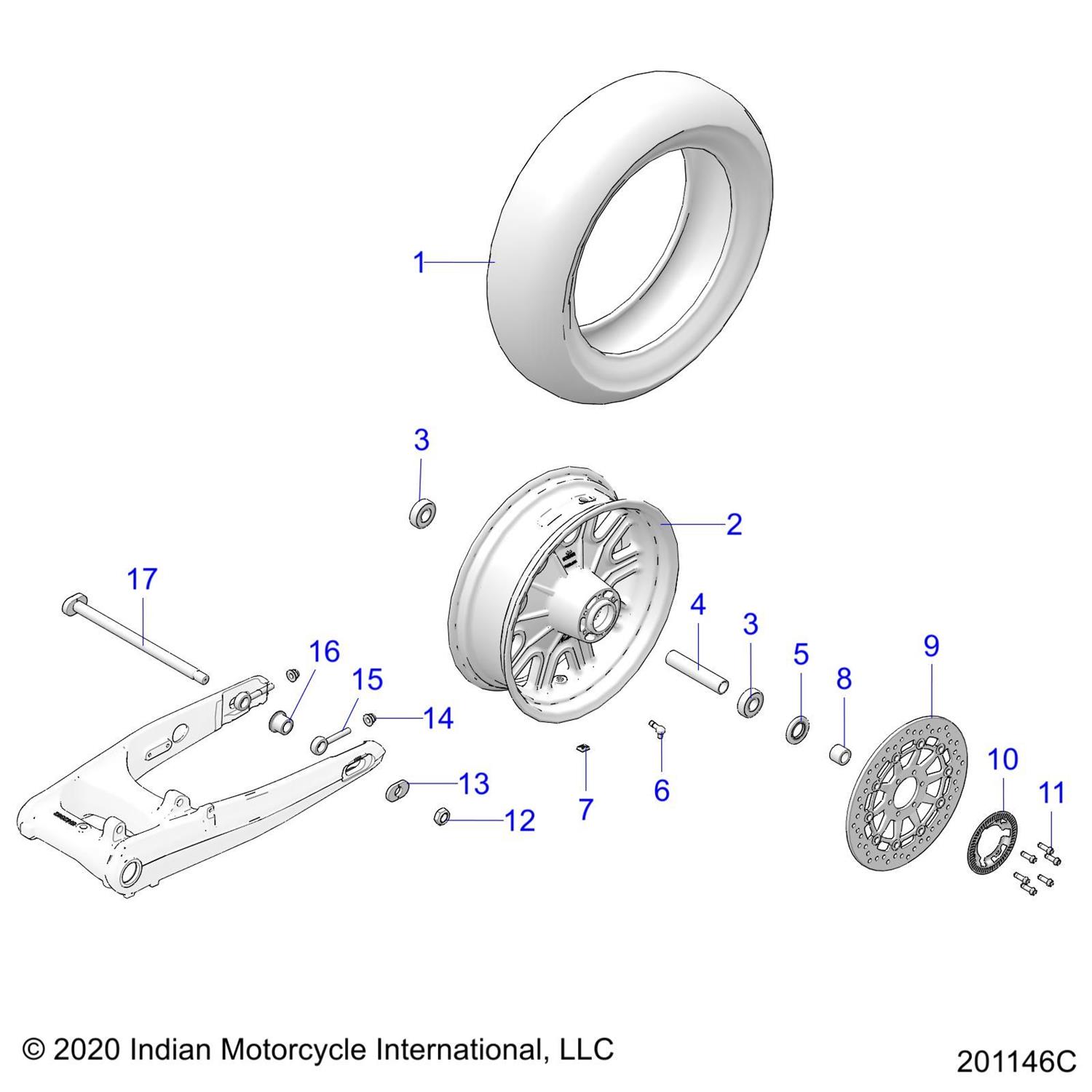 AXLE, REAR