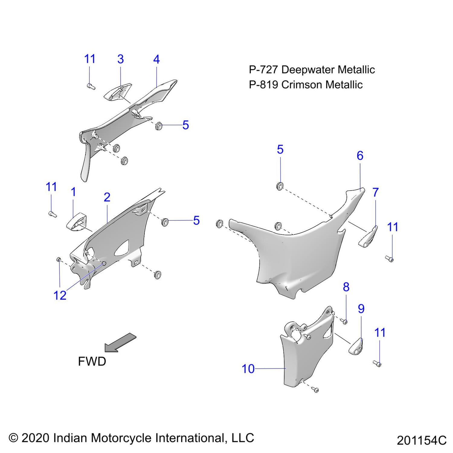 COVER, TIPOVER MOUNT, UPPER, LH