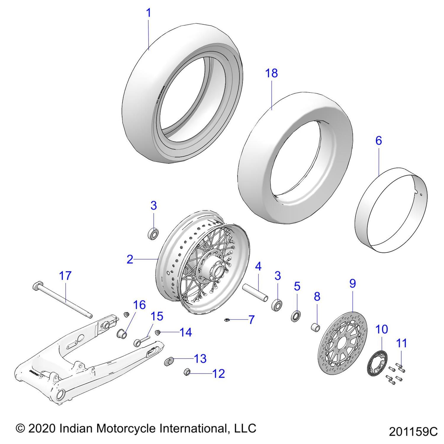 AXLE, REAR