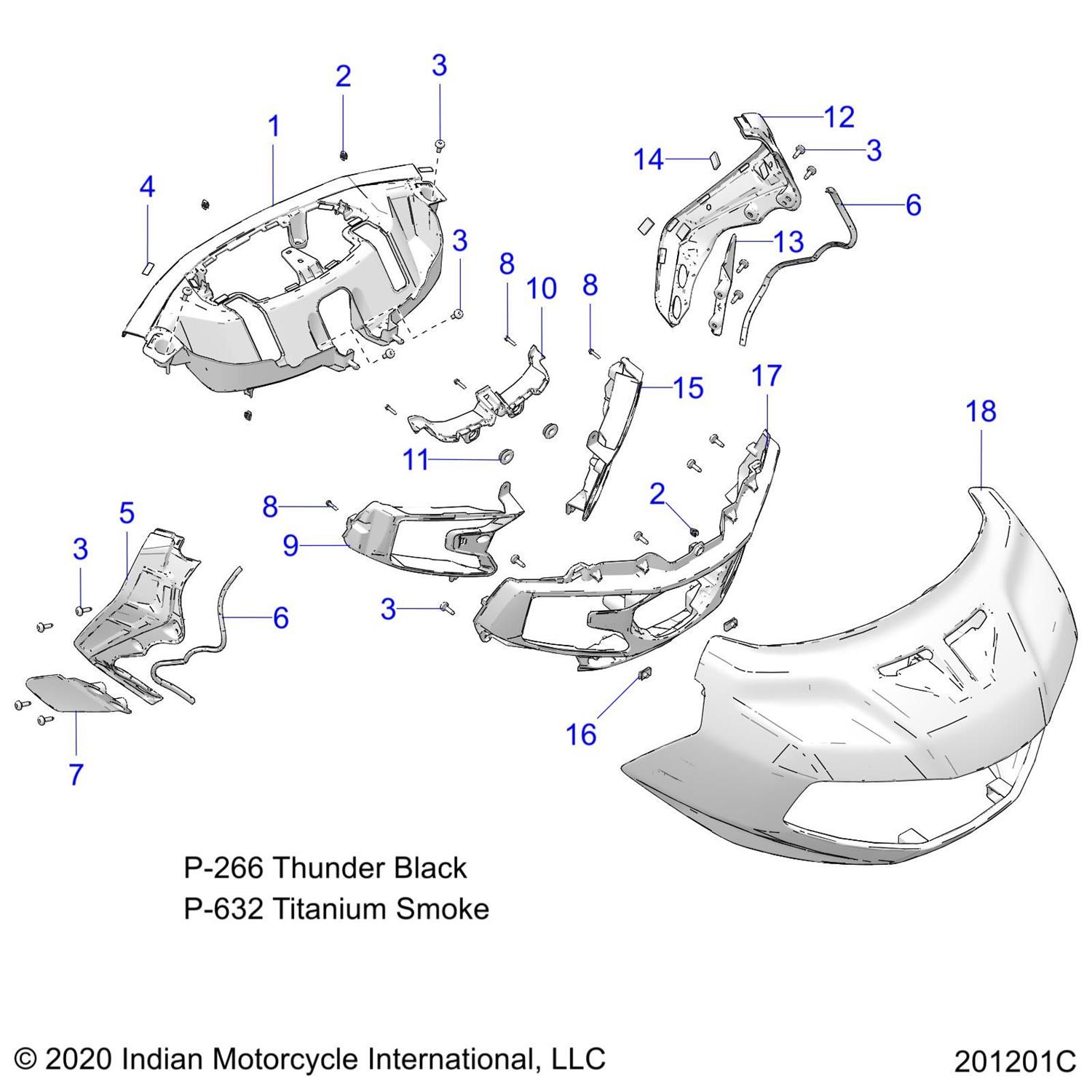 ASM., VISOR,TOP (INCL. 2(QTY 6),4)