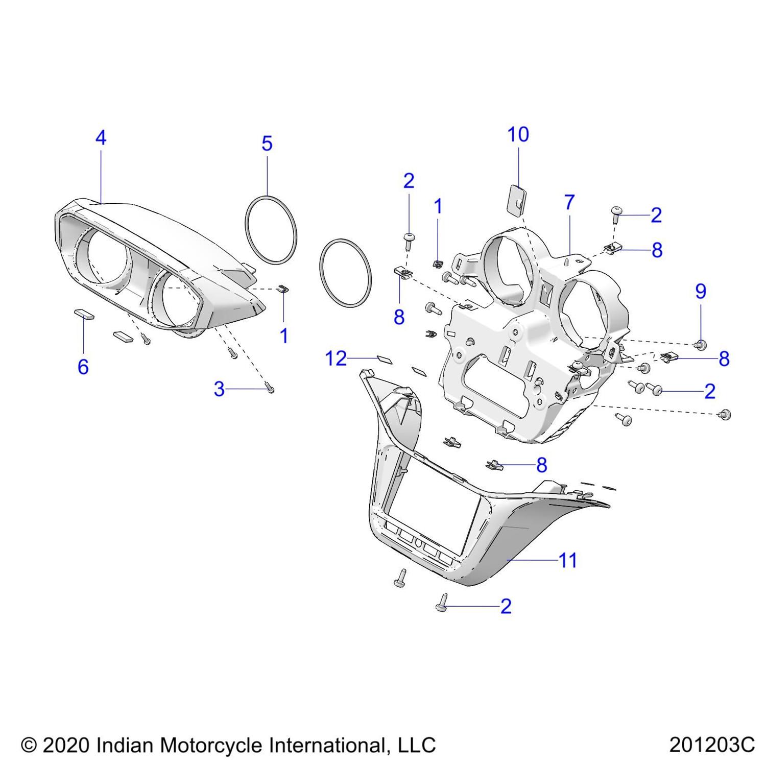 ASM., HOOD,GAUGE,CHR (INCL. 1,3,5,6)