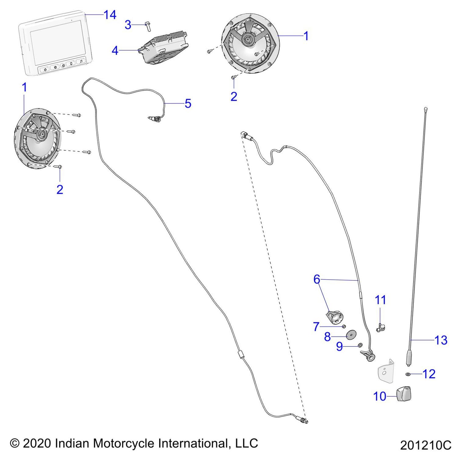 ASM., DISPLAY, 7'' (SEE ''ELECTRICAL, INSTRUMENT CLUSTER'')