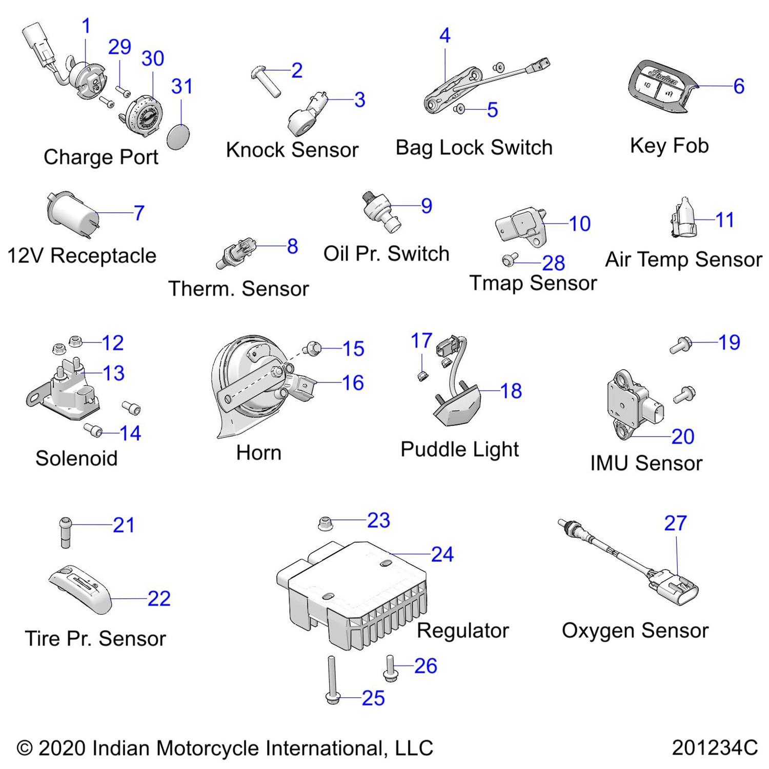 SENSOR-GAUGE,AIR TEMP,PNL MNT