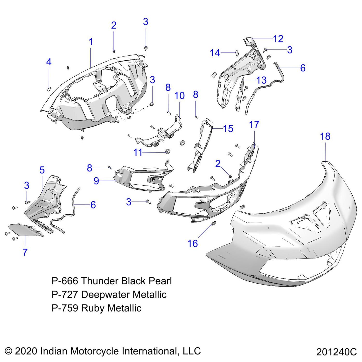 CLIP-TRIM, PLASTIC, WHITE