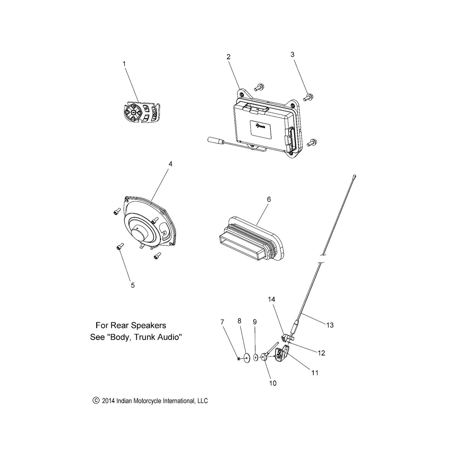 WEDGE, ANTENNA LOCATING [ROADMASTER ONLY]