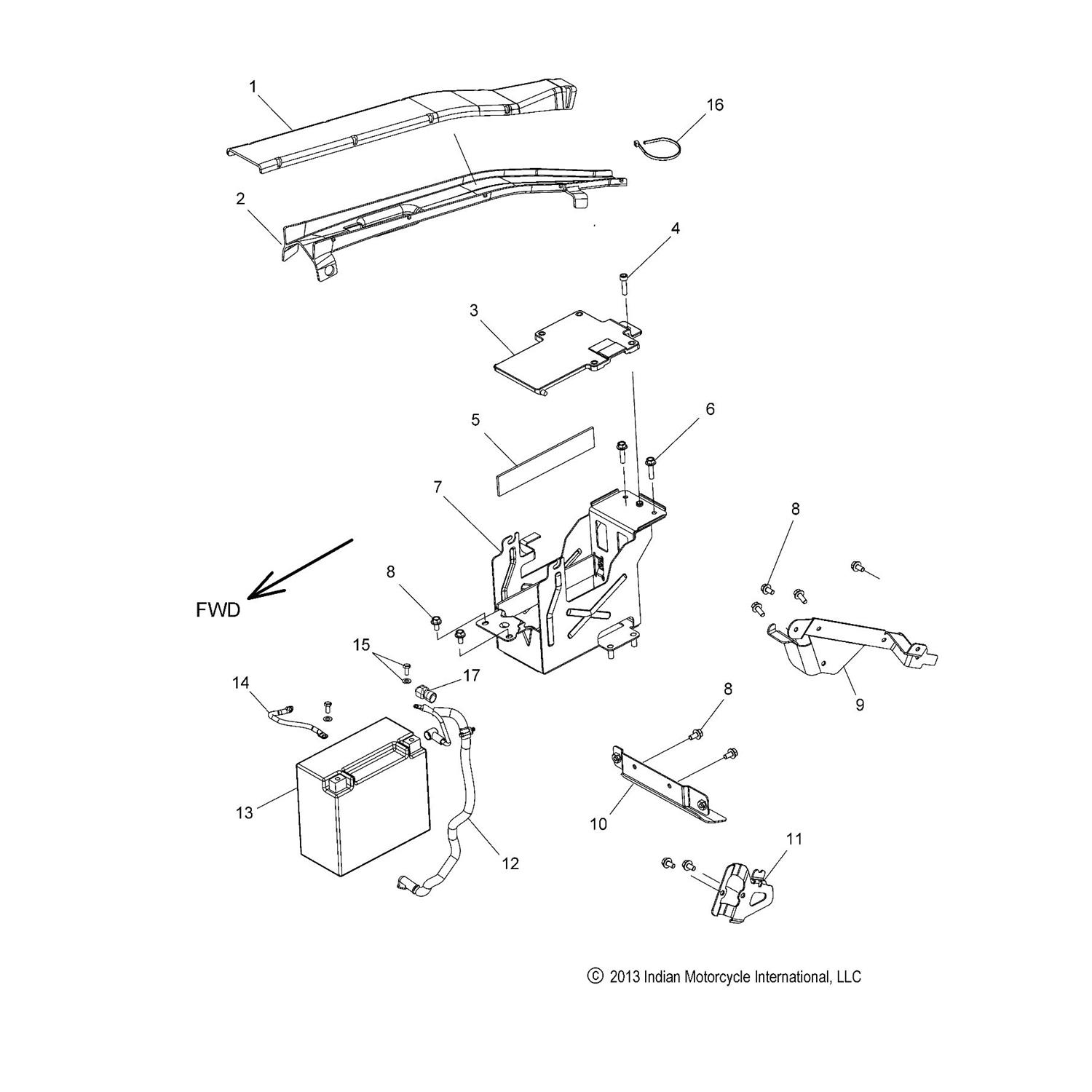 BRKT. MOUNT, FUSE BLOCK