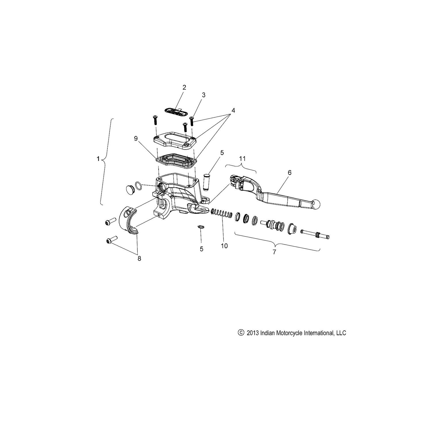 SPRING, PISTON RETURN, HBMC