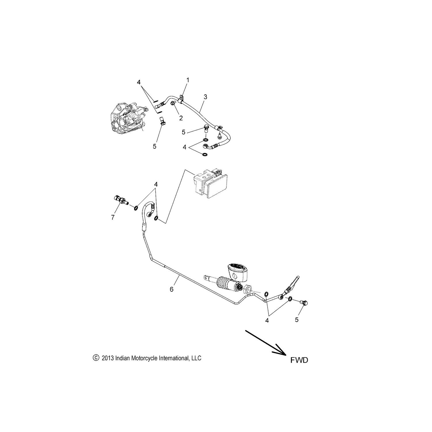 CLAMP-REAR BRAKE