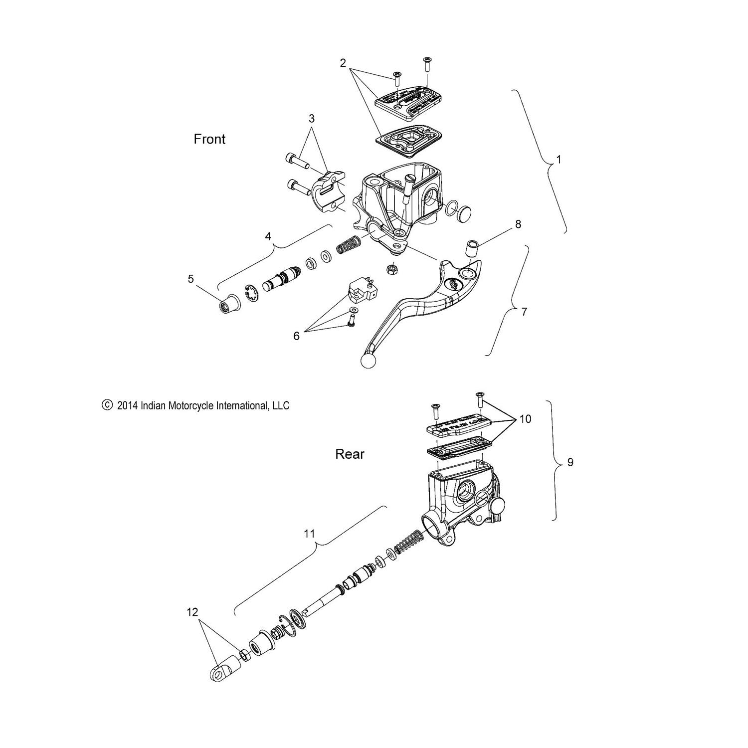 KIT, LEVER, FRMC [INCL. LEVER, BUSHING, PIVOT PIN, NUT]