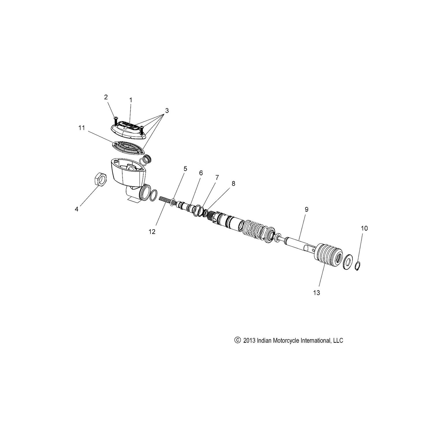 SPRING, PISTON RETURN, RMC