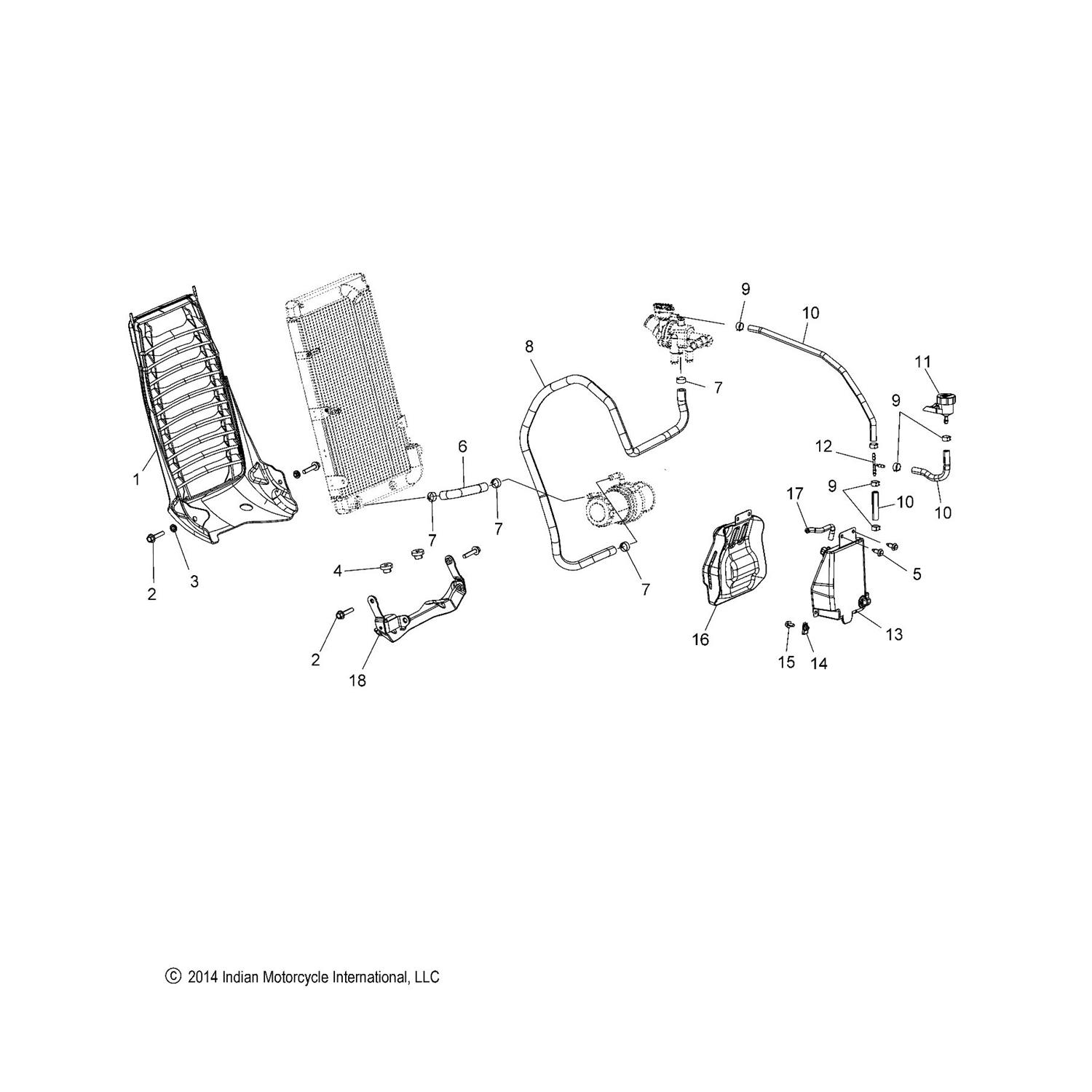 SHIELD, HEAT, COOLANT BOTTLE