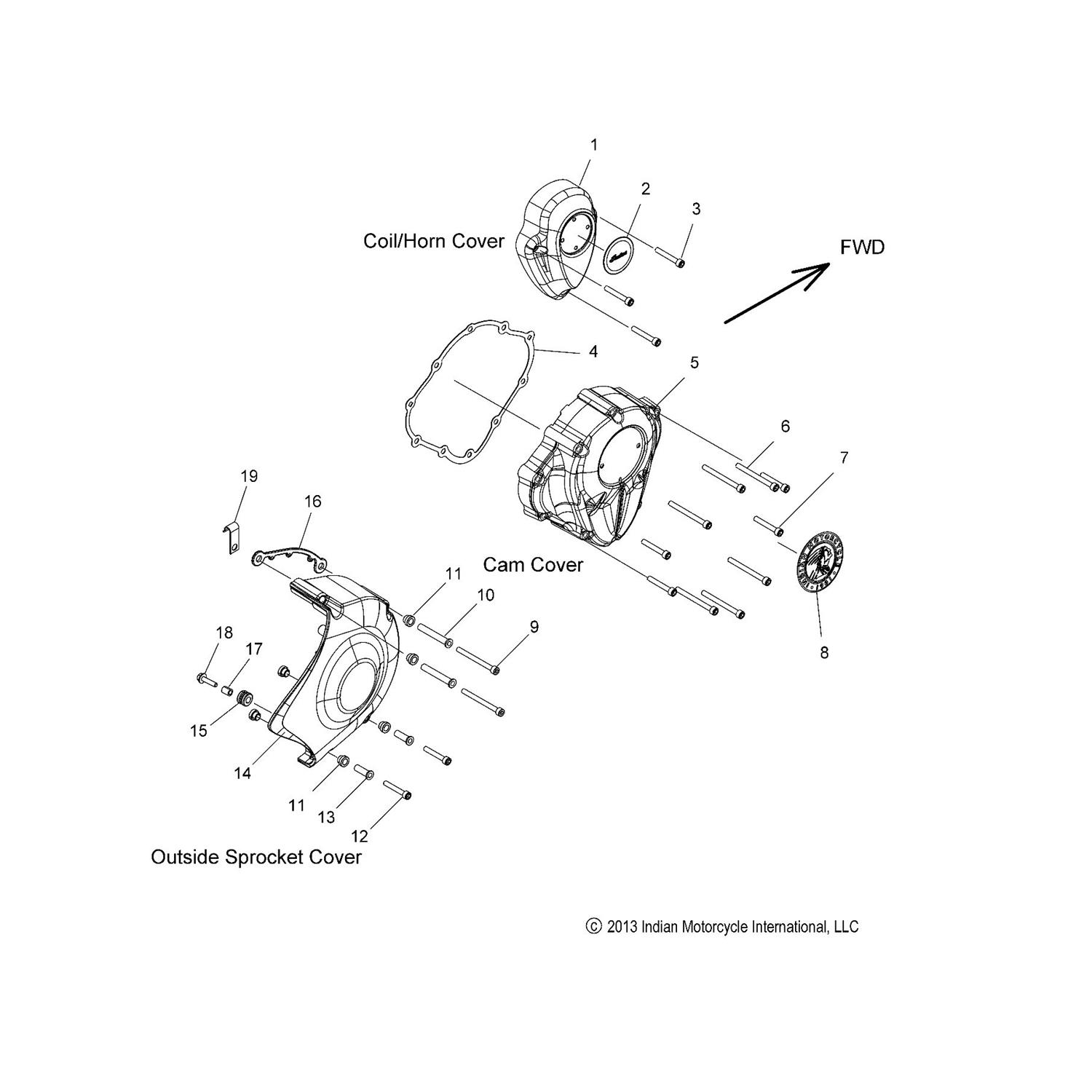 GASKET, COVER, SPROCKET