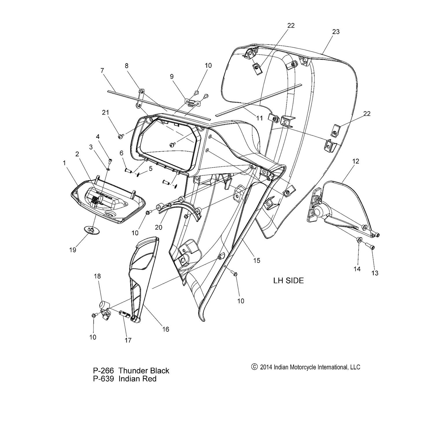 FAIRING, LWR, OUTER, RH