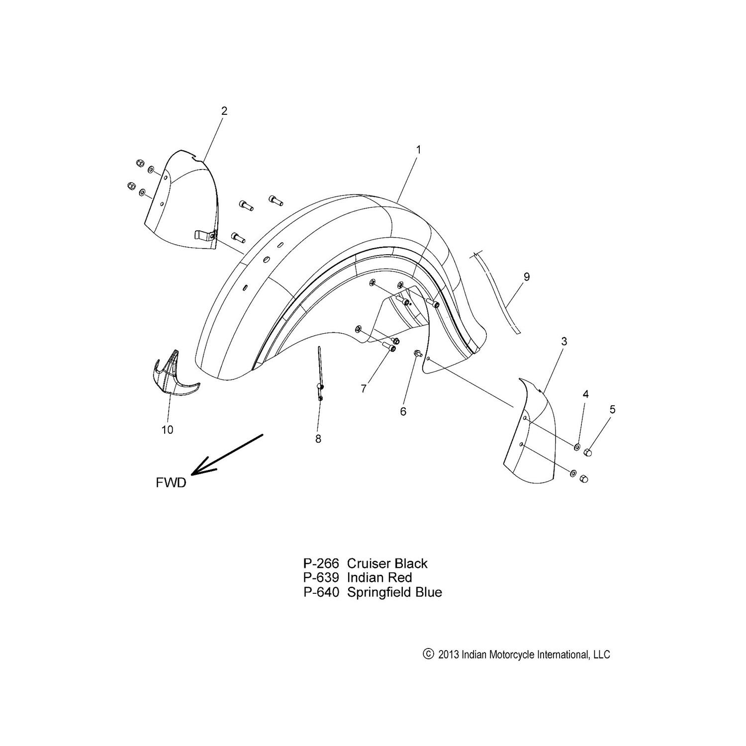 COVER, CALIPER, RH