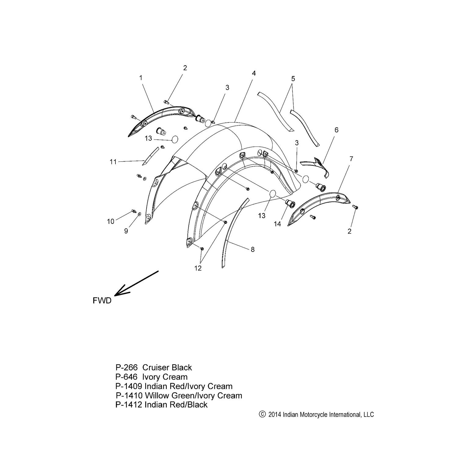 TRIM, REAR FENDER, RH, REAR