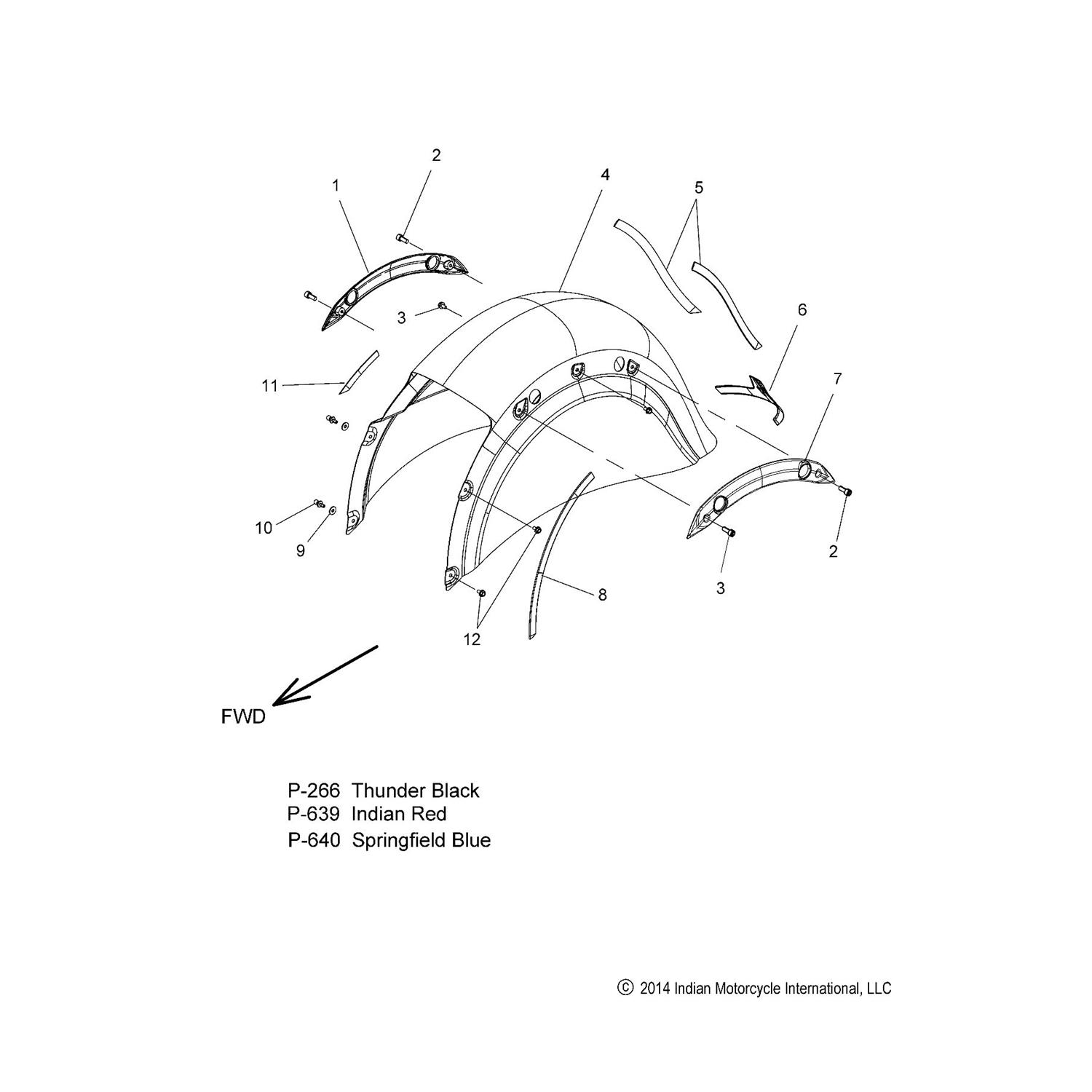 TRIM, REAR FENDER, RH, REAR