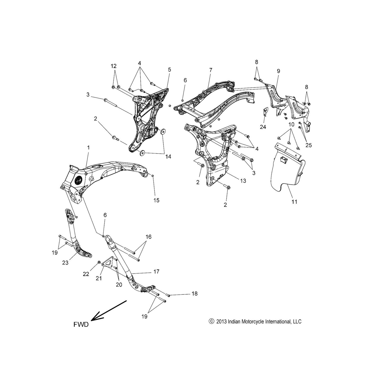 FRAME, MID, LH