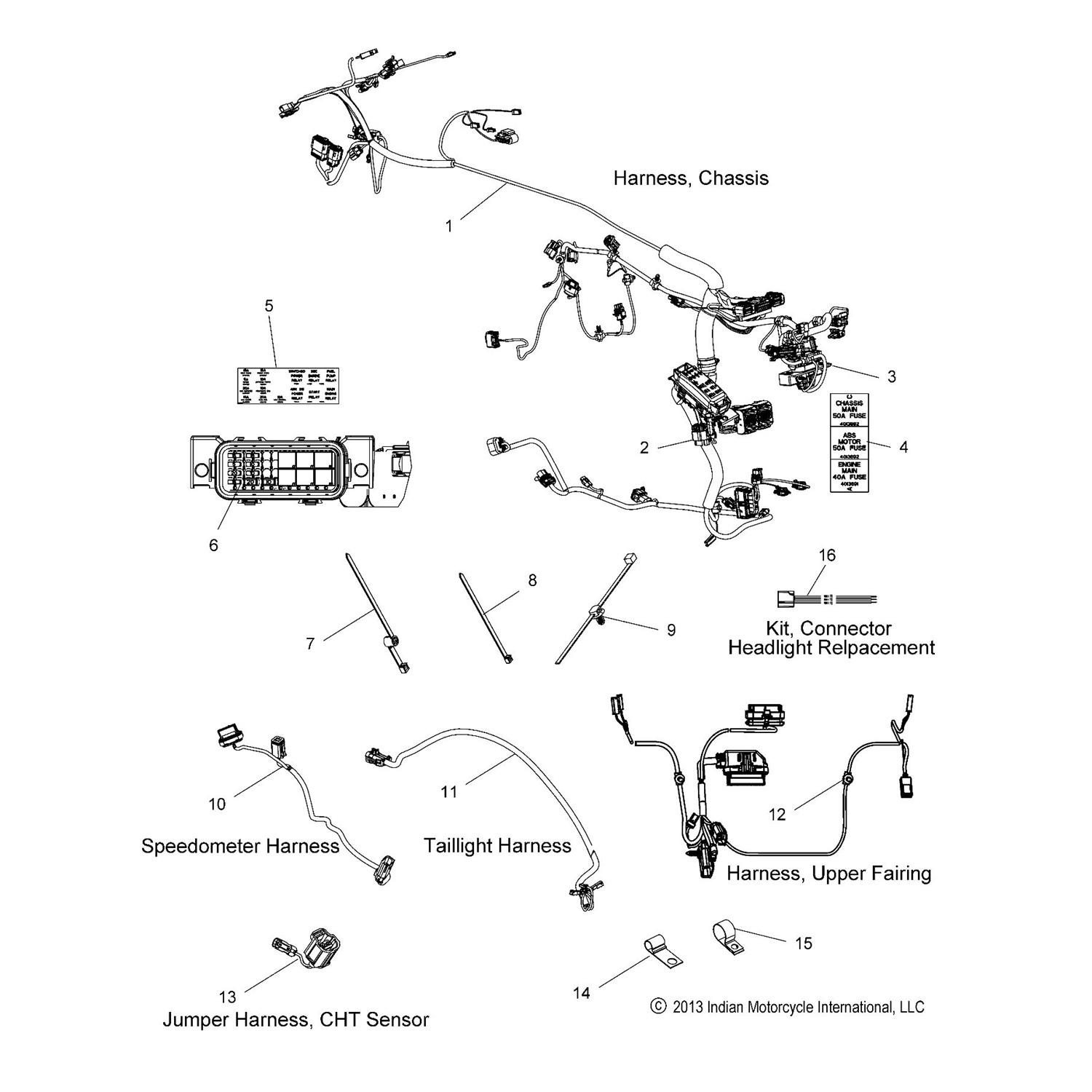 HARNESS, JUMPER, CHT SENSOR