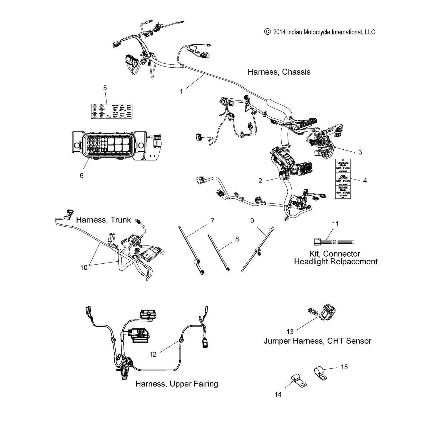 COVER, WIRE, TRUNK