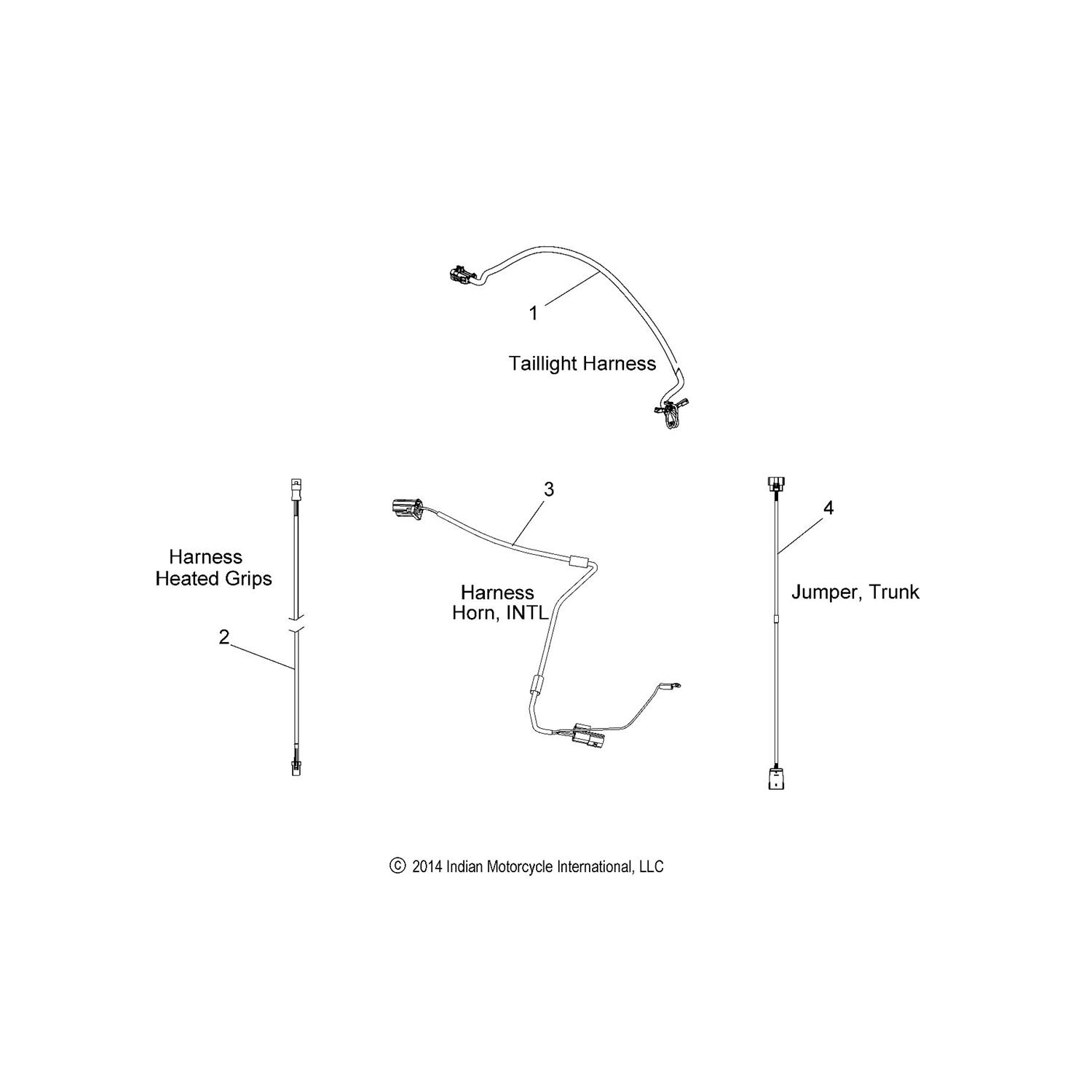 HARNESS, HORN [INTL ROADMASTER ONLY]