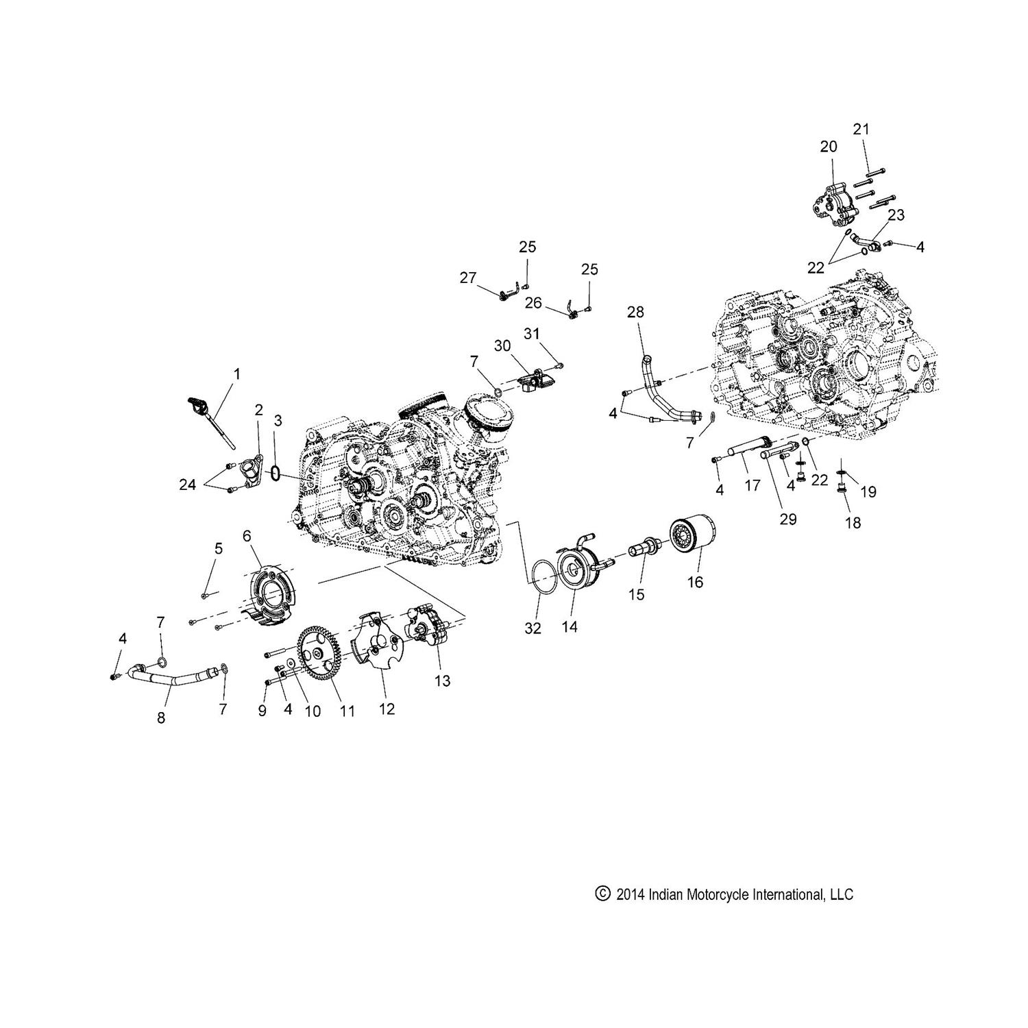 TUBE, PRESSURE, OIL INLET