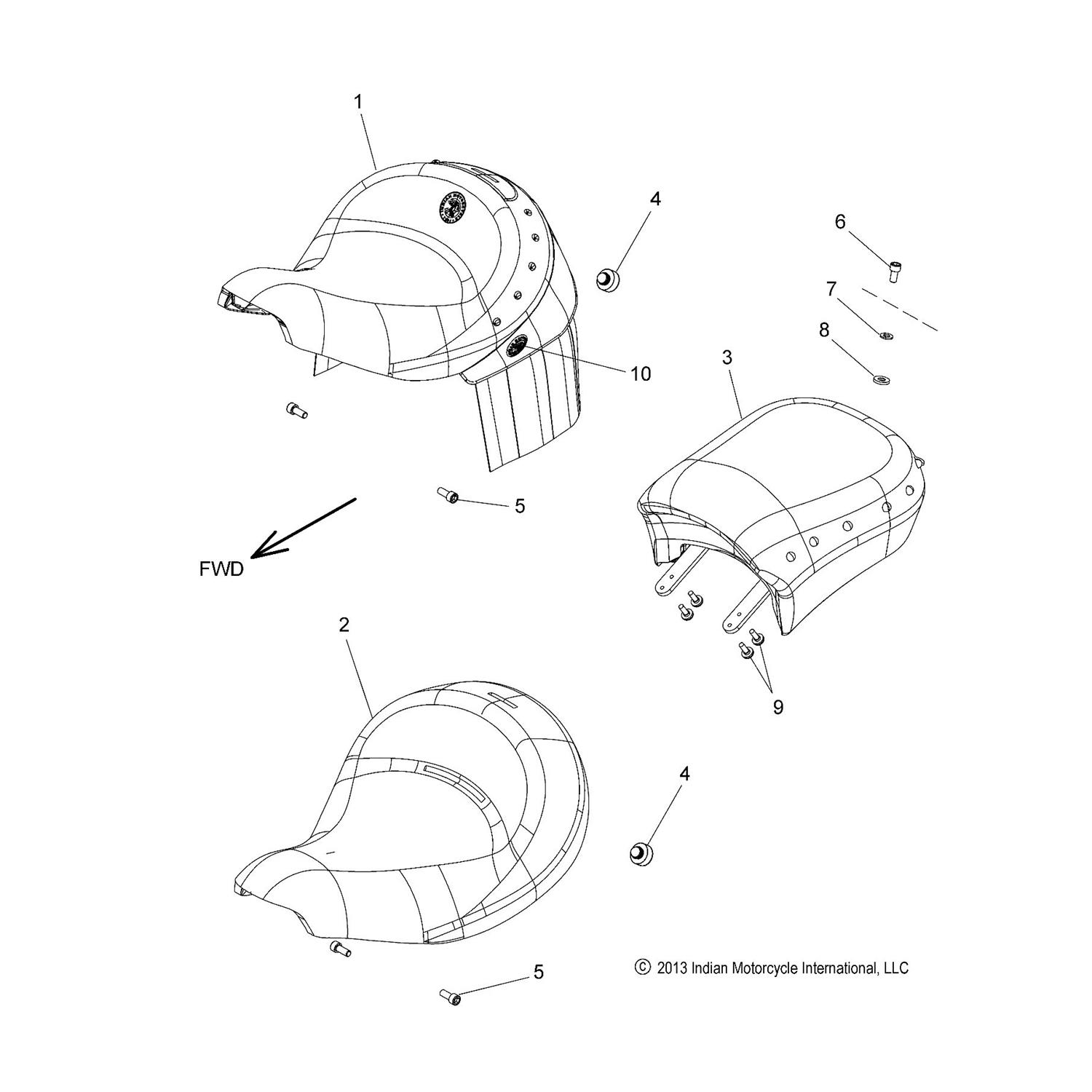 KIT, CONCHO REPLACEMENT [INCL. QTY. 1]