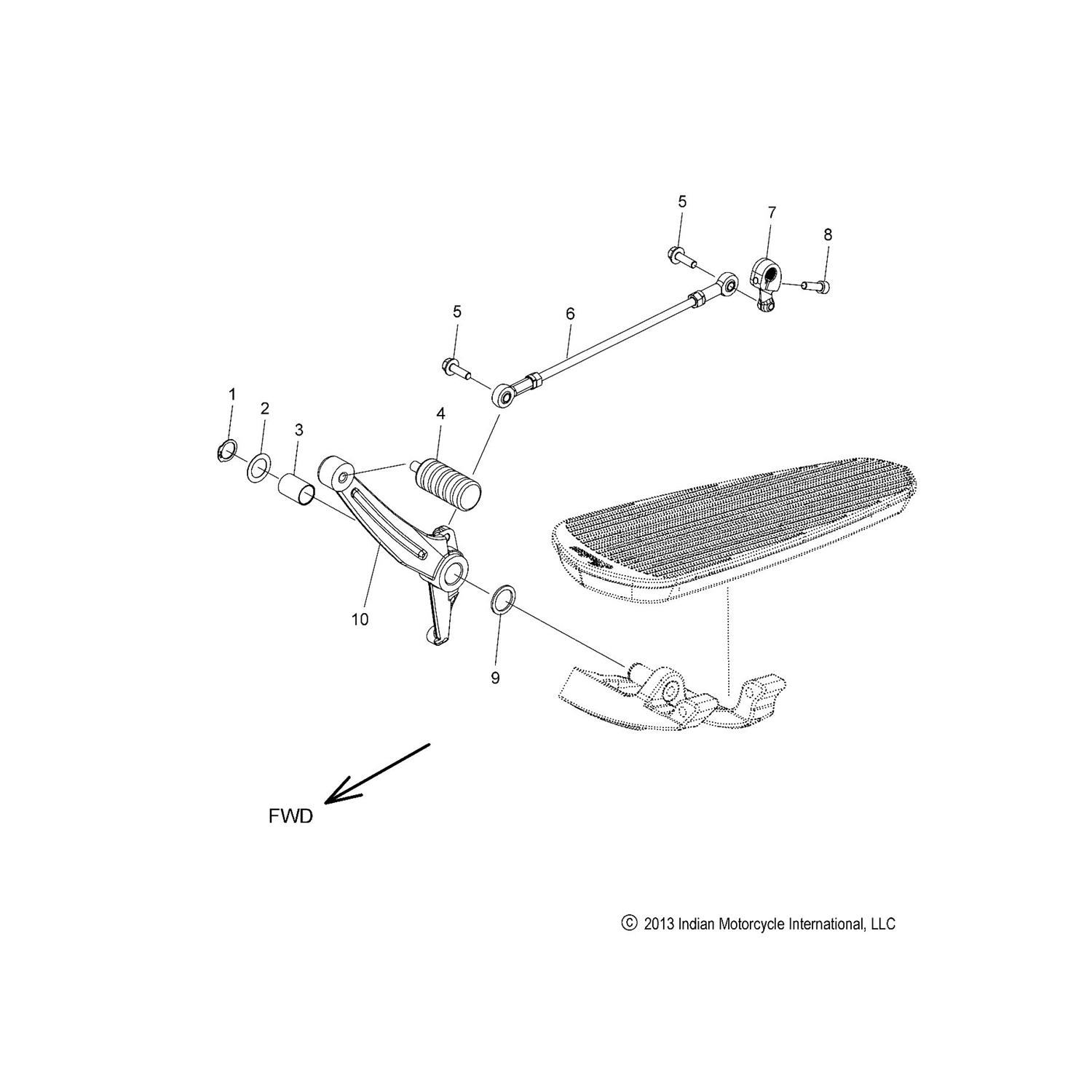 BEARING-SHIFT PEDAL