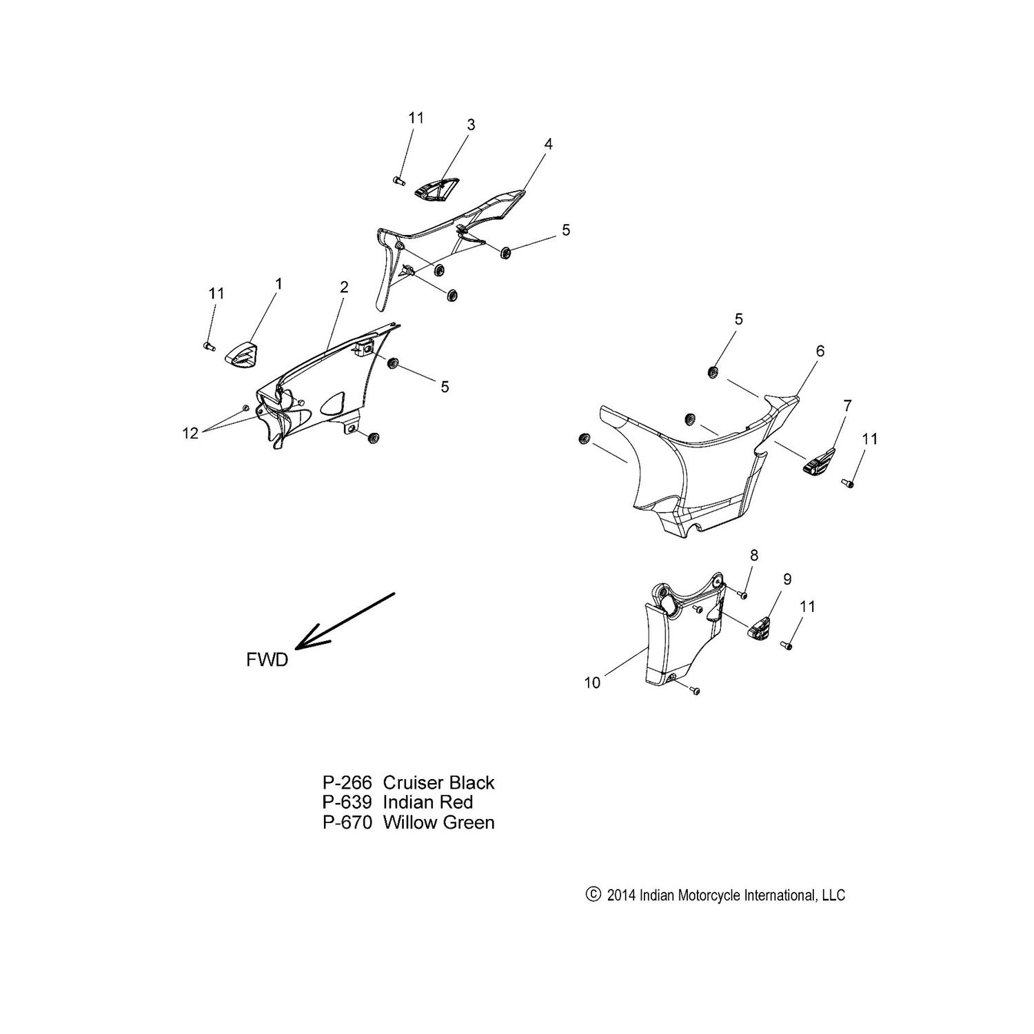 COVER,TIPOVER MOUNT, UPR,RH