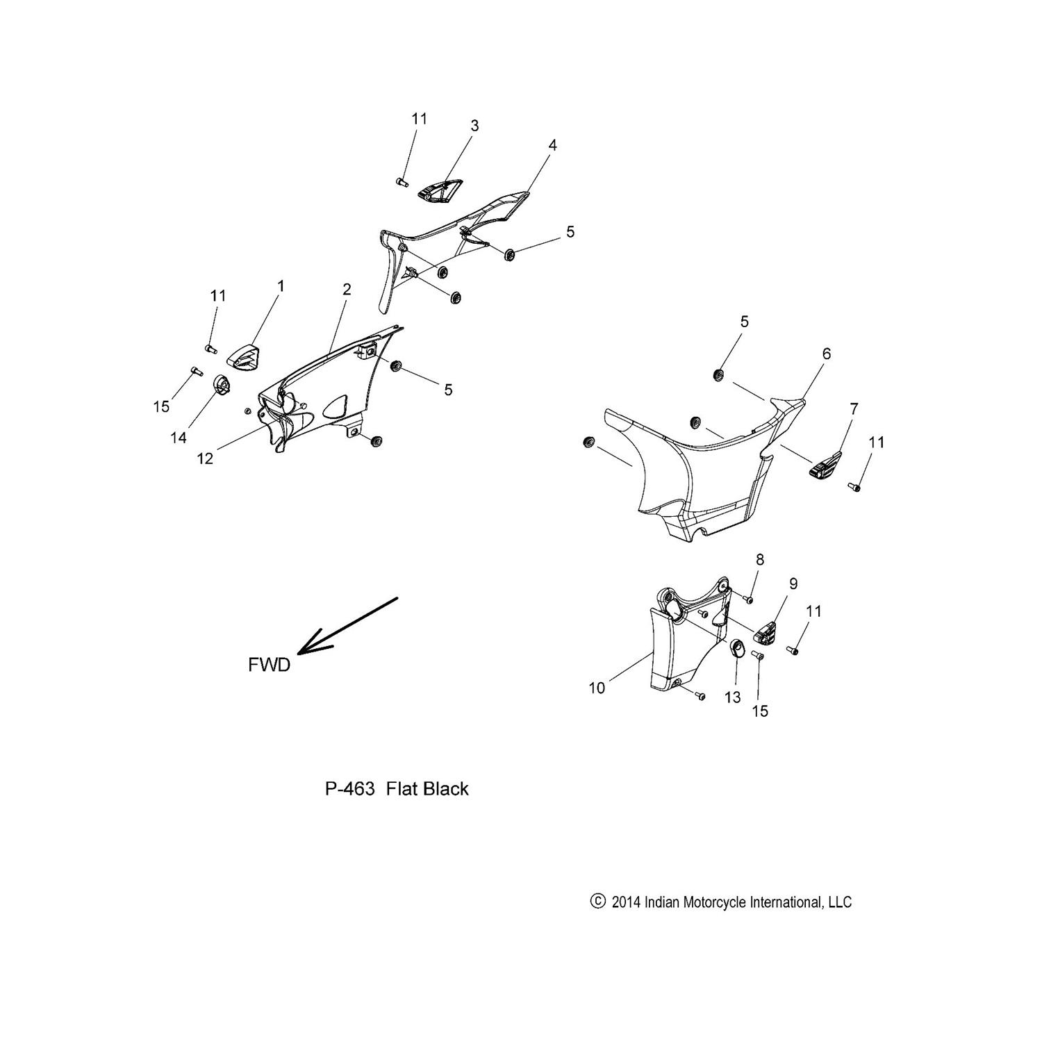 COVER,TIPOVER MOUNT, UPR,RH