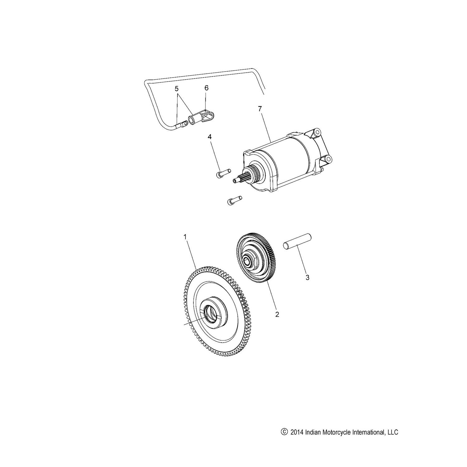 ASM., STARTER MOTOR, BLK