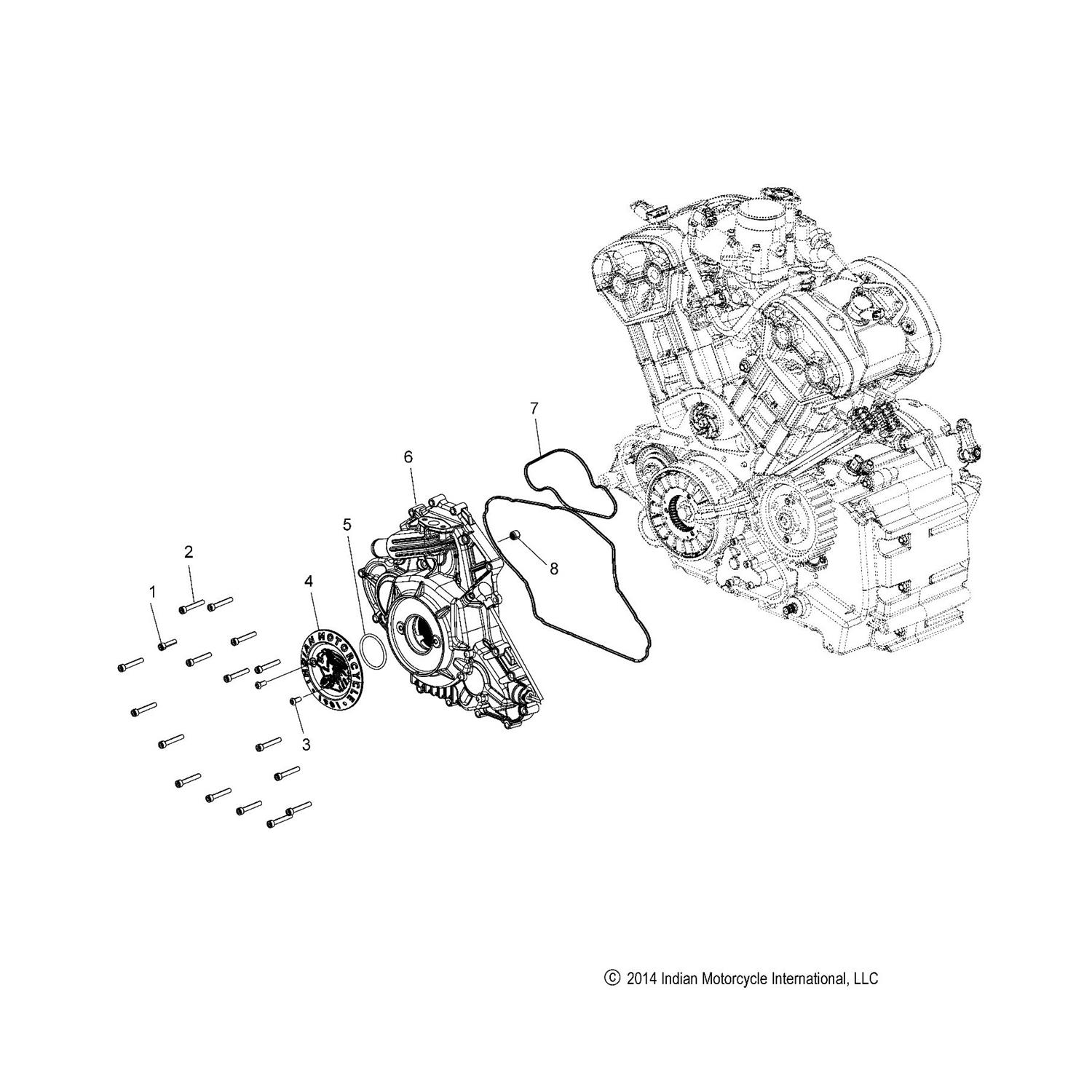 GASKET, STATOR COVER