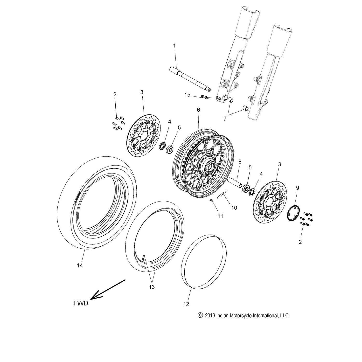 SPACER, BEARING, FRT. WHEEL